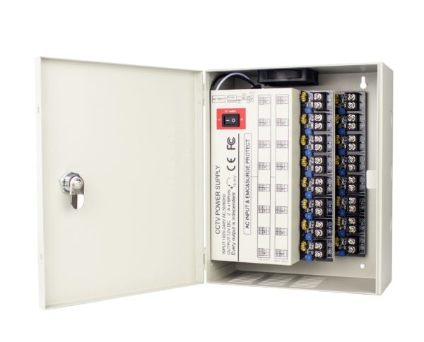 Switching Power Supply Box DC12v 32A 16CH 2A X 16CH , All Outputs Are Independent.