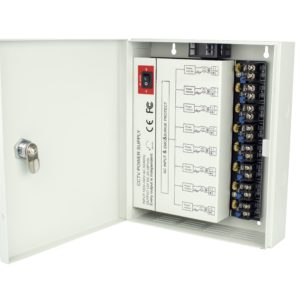 switching power supply box DC12v 16A 8CH 2A X 8CH , All Outputs are Independent.