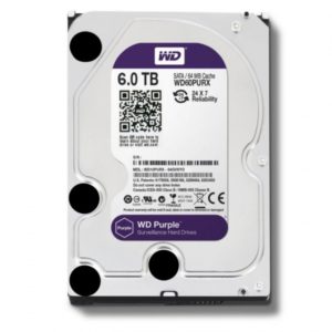 WD Purple Surveillance Storage; 6TB SATA 6Gb/s 3.5inch HDD Purple