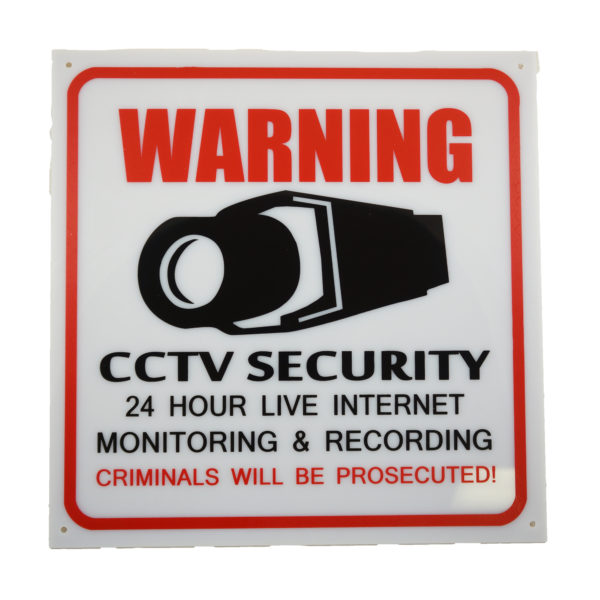 CCTV Warning Sign