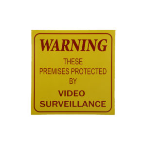 CCTV Warning Sign