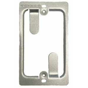 Keystone / Wall Plate: Metal 1 Gang L / V Mud Ring