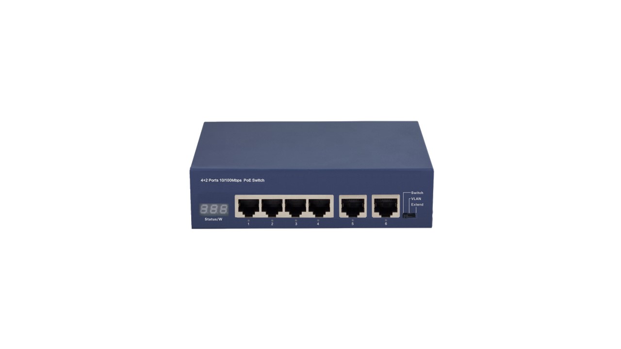 DIGITALNET 4-Port 10/100Mbps PoE Switch - Jlinks Technology