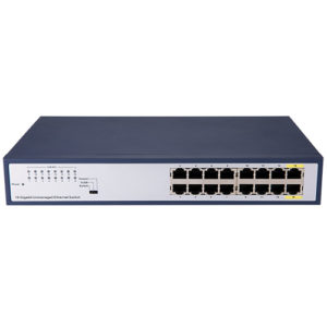 16-Port 10/100/1000Mbps Gigabit Ethernet Switch With Rack Mount