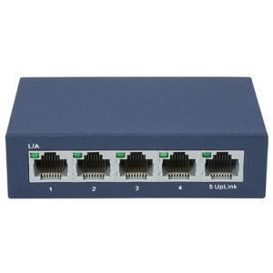 5 Ports 10/100/1000BASE-T Gigabit Ethernet Switch, Metal Case
