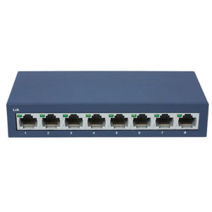 8 Ports 10/100/1000BASE-T Gigabit Ethernet Switch, Metal Case
